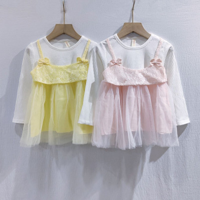 dress two basic soft aurora pita - dress anak perempuan